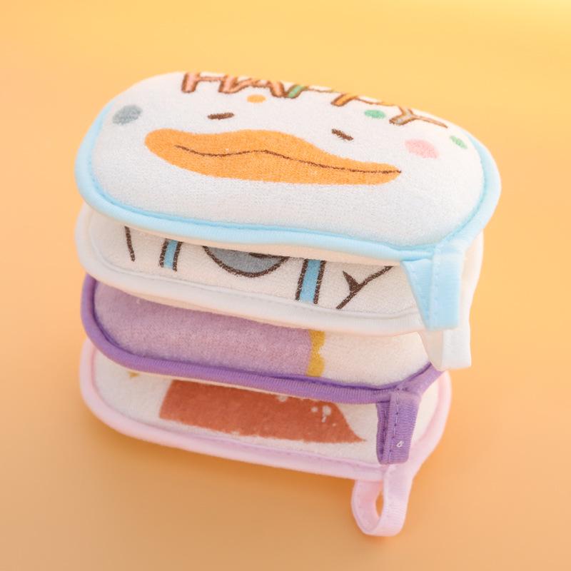 Infant Bath Sponge & Exfoliating Towel - Newborn & Children's Bath Scrubber