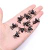 50 PCS Mini Plastic Spiders Small Fake Spiders Scary Realistic Spiders for Halloween Prank Props Decorations