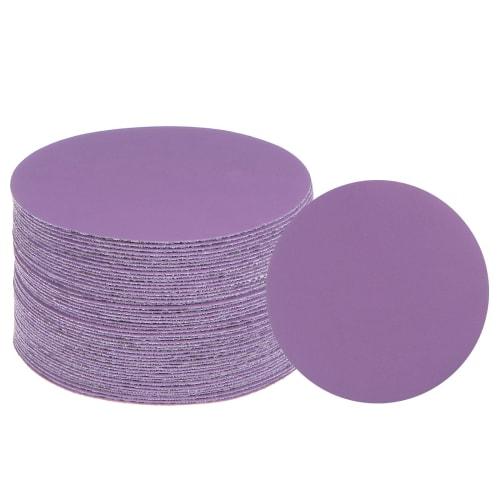 uxcell Purple Sanding Discs, 2000 Grit, 75mm Hook and Loop Circular Sandpaper, Professional Sandpaper for Wet and Dry Polishing of Metal, Wood, and Dr