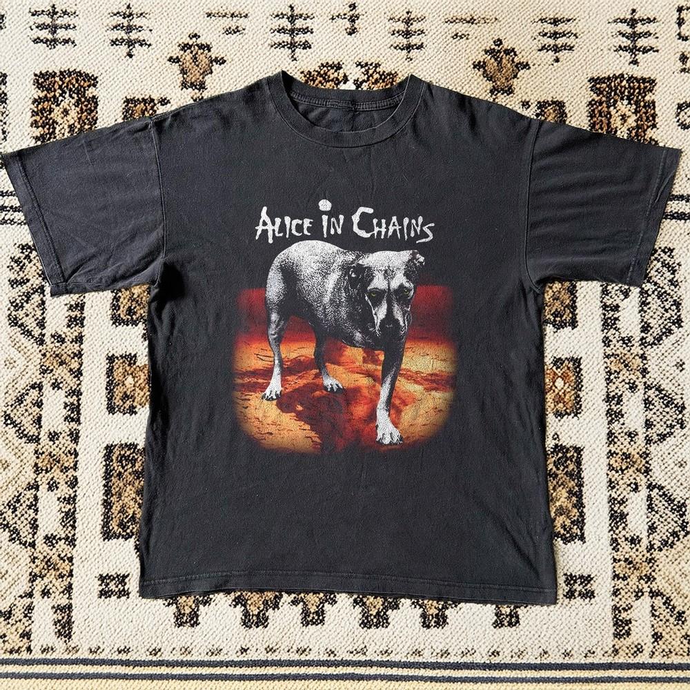 NEW Alice In Chains Three Leg Dog Jar of Flies Black Retro Rock Band TShirt S Unisex T-Shirt XXL