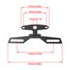 Motorcycle License Plate Bracket Taillight Bracket Foldable License Plate Frame Bracket Enduro Motocross Scooter Modified Parts