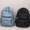 Wasserdichter Nylon-Rucksack, große Kapazität, einfarbig, ultraleicht, lässige Schultasche für Studenten, Reisende