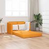 Vidaxl 2-in-1 Floor Sofa, Dark Yellow, 112X174X55 Cm, Fabric
