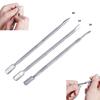 Stainless Steel Nail Art Tool Manicure Pedicure Cuticle Pusher Trimmer Remover