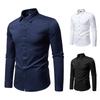 Autumn Men'S Embroidered Design Long-Sleeved Shirt European Size Men'S Casual Loose Long-Sleeved Shirt
