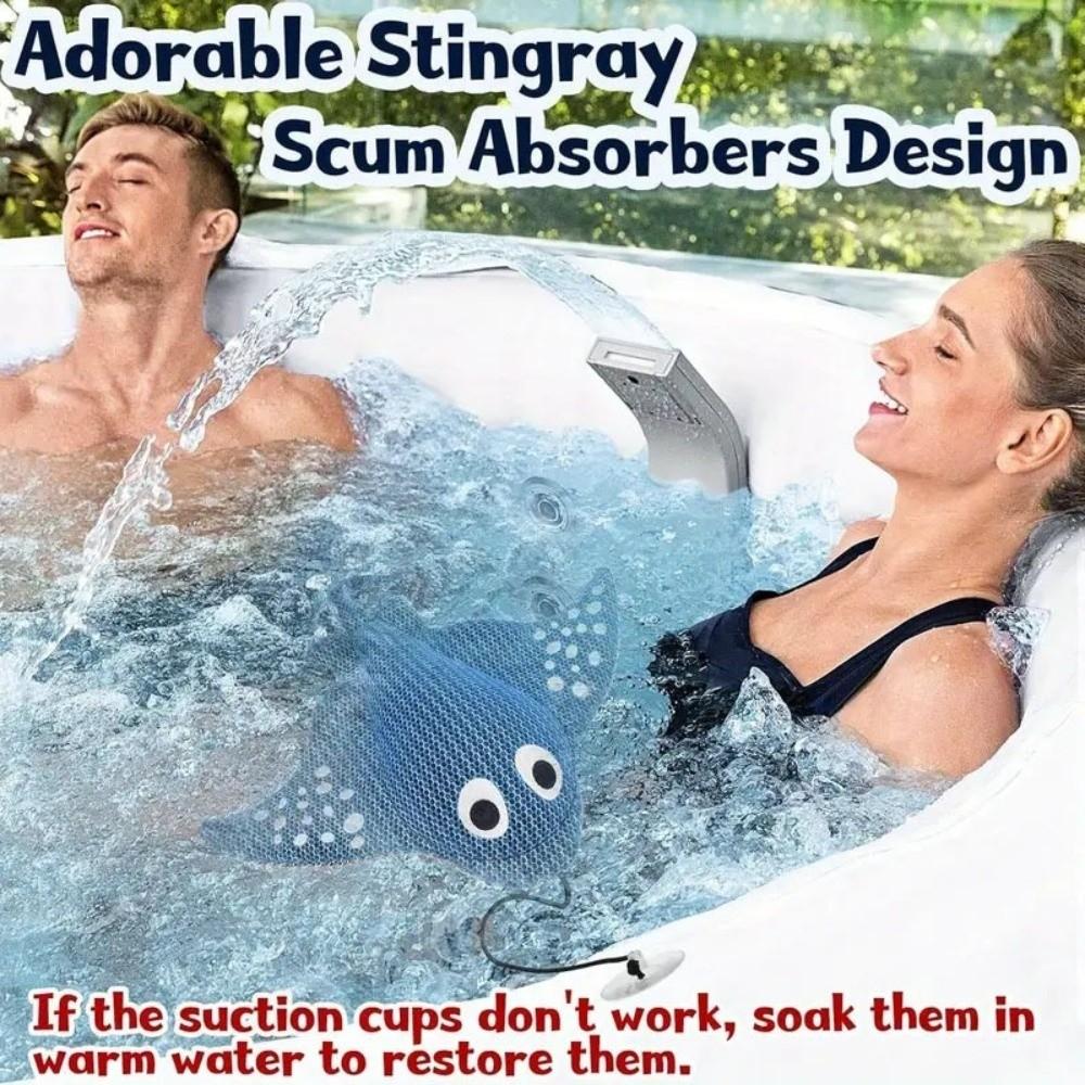 Turtle Shape Hot Tub Scum Absorber Eco-Friendly Floating Scum Ball Scum Skimmer  Pool