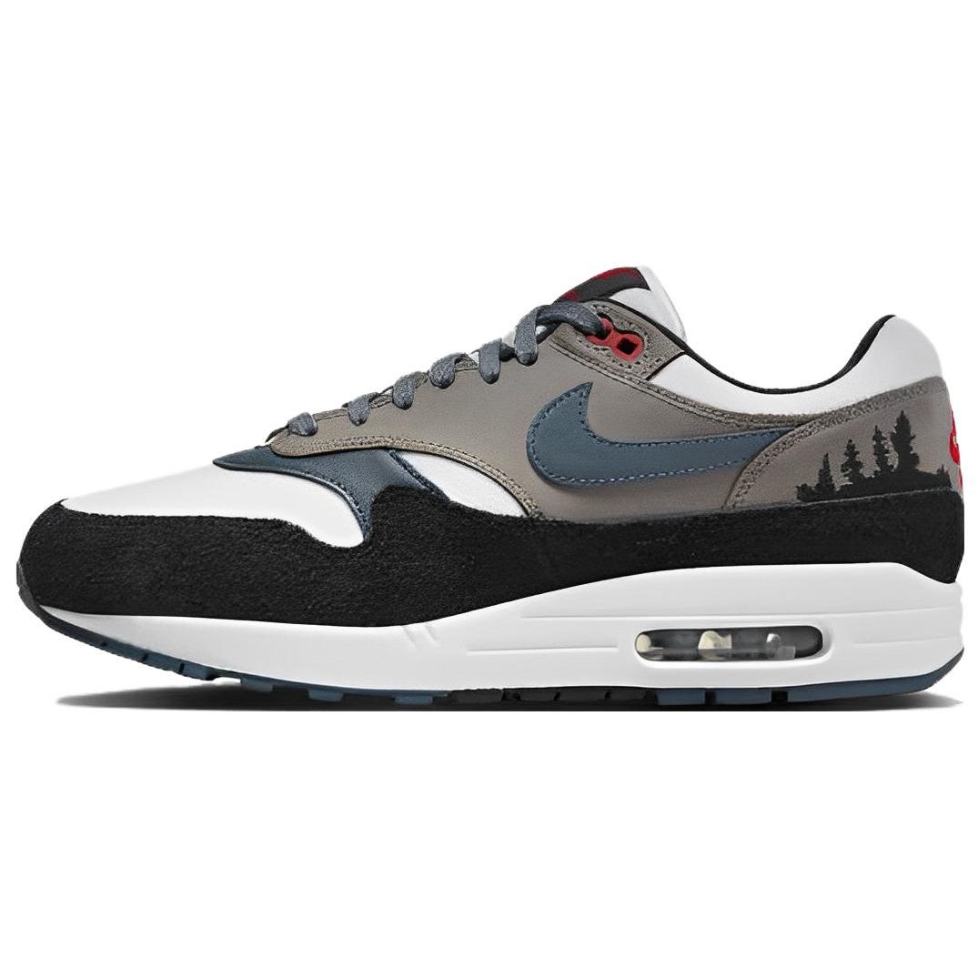 Мужские кроссовки Nike Air Max 1 Prm Escape Treeline White State Blue Black Soft Grey FJ0698-100 EU 37.5