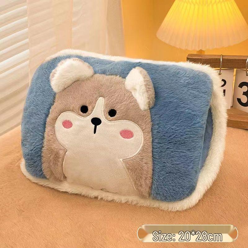 

Portable Small Cute Hot Water Bottle for Abdomen, Hand, and Foot Warming - Ideal for Girls and Students.