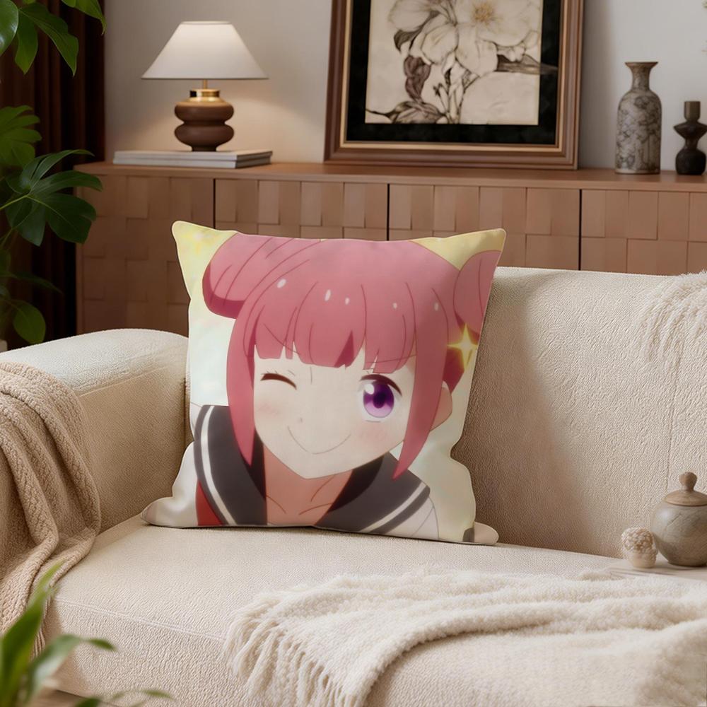 Romance Tsuredure Children Cushion Cover Cushion Cover Set 4Pcs 50x50 45x45 40x40 Pillowcase Decorative Sofa Home Decor