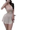 Sex underwear pure lust transparent suspender large size sexy suit lace nightdress splicing nightdress home girl