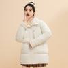 Mid-length Cotton Jacket Women's New Korean Version Loose Lazy Style Padded Jacket Thickened Down Padded Jacket Winter Coat