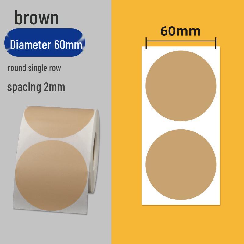 Colorful Self-Adhesive Round Dot Stickers - Writable Small Paper Labels