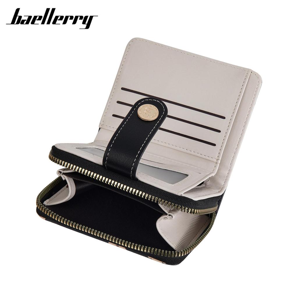 Women's Baellerry Korean Cartoon Bear Coin Purse - High-End Short Wallet