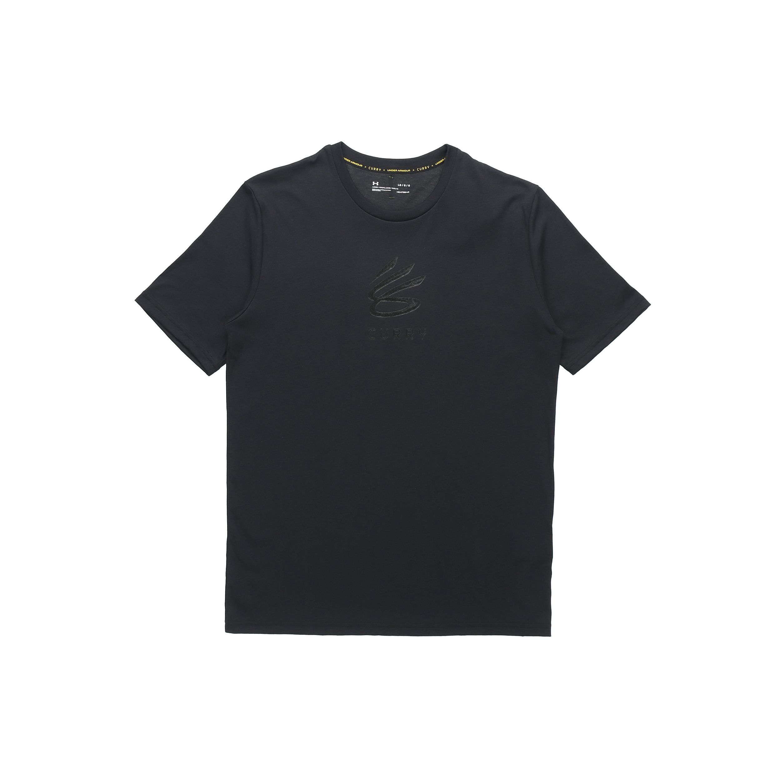 

Under Armour Curry Повседневная хлопковая футболка с коротким рукавом и круглым вырезом, мужские топы, черные 1362819-001 XXXL
