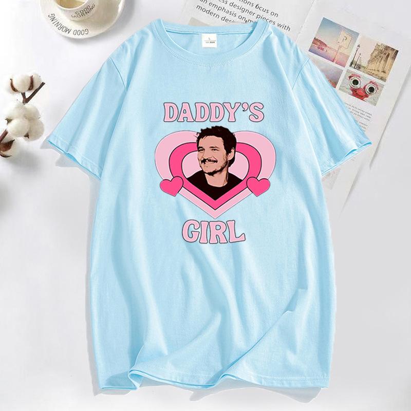 Pedro Pascal T-shirts Graphic Funny Daddy’s Girl T Shirt Co