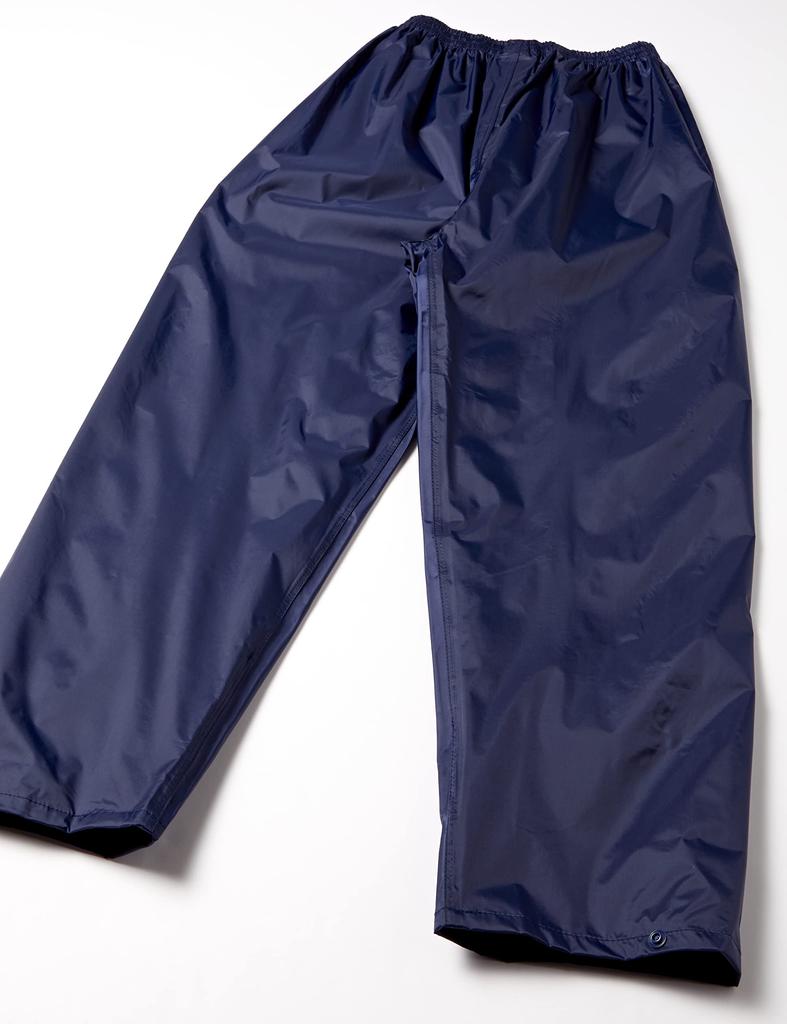 School Rain Suit Rain Tuck Coat and Bottom Navy 5L [Winter Cherry] (Top Set, Mesh)