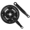 Bicycle Crankset, Bike Crankset, 170mm Crank Arms, High Compatibility, Bicycle Repair Parts & Accessories, Metal Product, Ultra-lightweight, High Axle