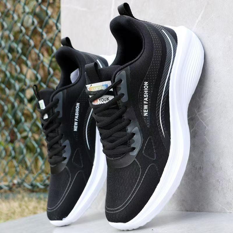 2026 new men's shoes breathable and lightweight running shoes running shock absorption rebound sports shoes running men's shoes casual men