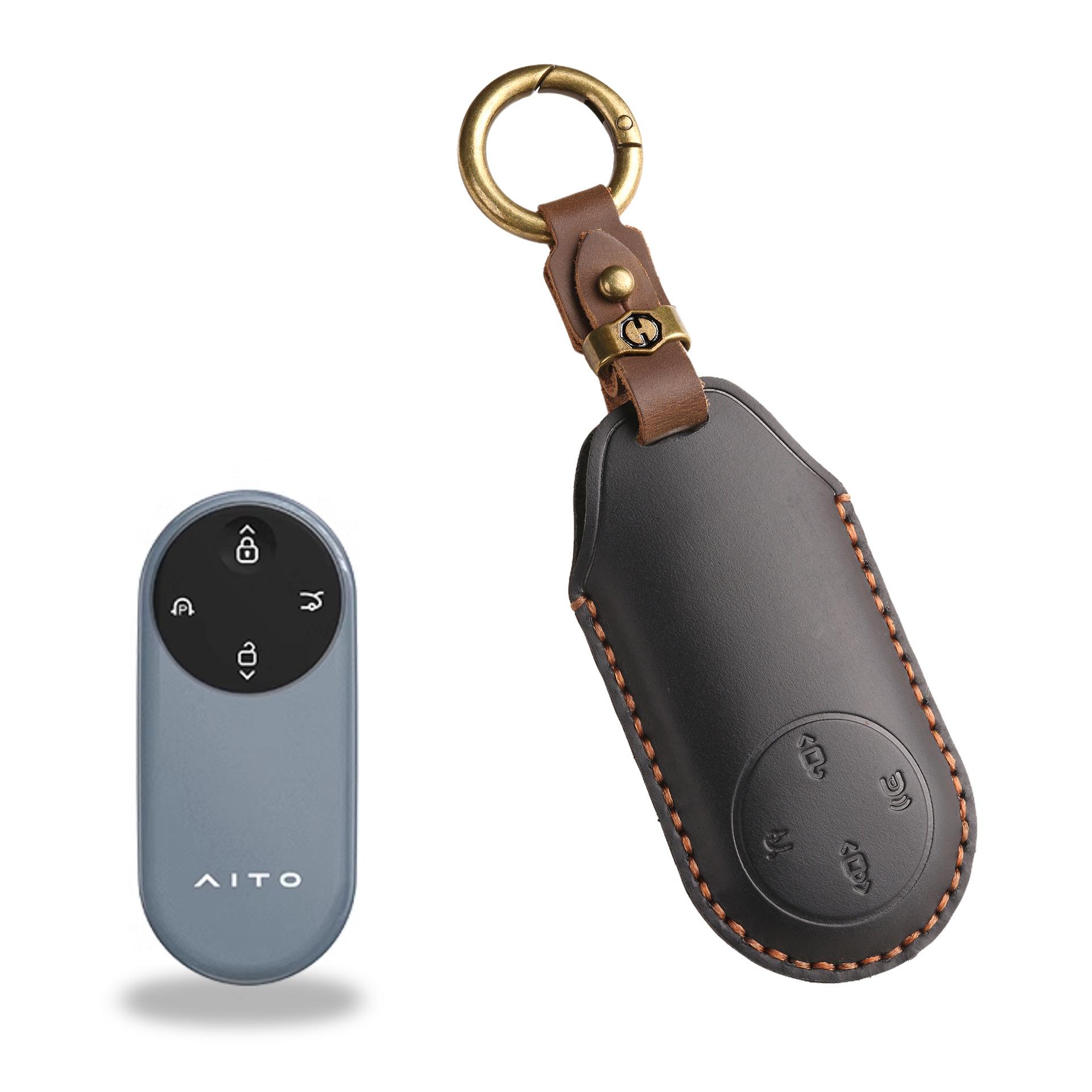 

Retro key set is suitable for Wenjie M9 aito Huawei Wenjie m7 Extended Range Ultra Edition Max Car M5 Shell Buckle чёрный