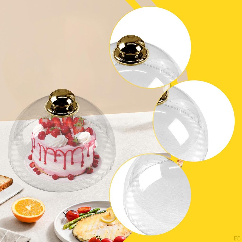 Food Cover Dust Keep Your Serving Plate Dish Dome Protector for Home Birthday Wedding