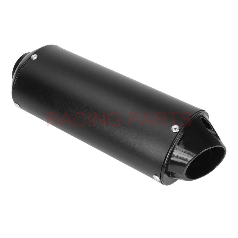 38mm 32mm 28mm Motorcycle Exhaust Muffler Tip Pipe for 125 150 160cc Dirt Pit Bike ATV black Grey Kayo BSE