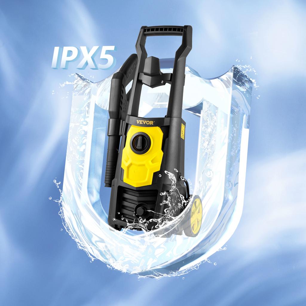 VEVOR 1500W High Pressure Car Washer 2000 PSI Electrical Portable Car Washing Machine Auto Wash Washers Spray Gun for Home Use