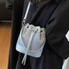 Small bag women's 2025 new versatile casual shoulder messenger bag Korean version ins fashion bucket bag
