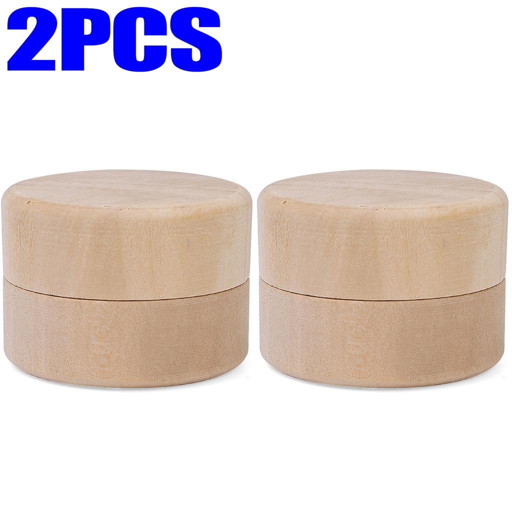 1/8x Mini kulatá dřevěná krabička Krabička na snubní prsteny Šperky Brikety Dřevěný úložný kontejner Pouzdro DIY Vaše jména a datum Kontejner na prsteny