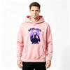 Men Anime Satoru Gojo Print Pullover Hoodie Casual Long Sleeve Sweatshirt for Daily Wear