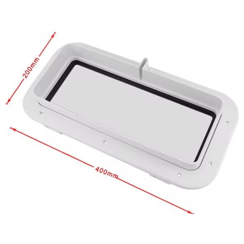 thumbnail image 2 of Boat Porthole Window Heavy Duty Aluminum Alloy UV Resistant Sealed Waterproof Square Inner Opening Portlight For Yacht Rv 2 of 14