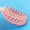 Plastic Hairdressing Comb Pink Purple Openwork Comb High Quality Hair Straightening Comb  Wash Hair