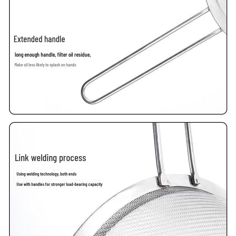 OEING Stainless Steel Fine Mesh Strainer