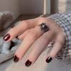 Unique Vintage Design Skull Ring For Women Stylish Adjustable Copper Jewelry