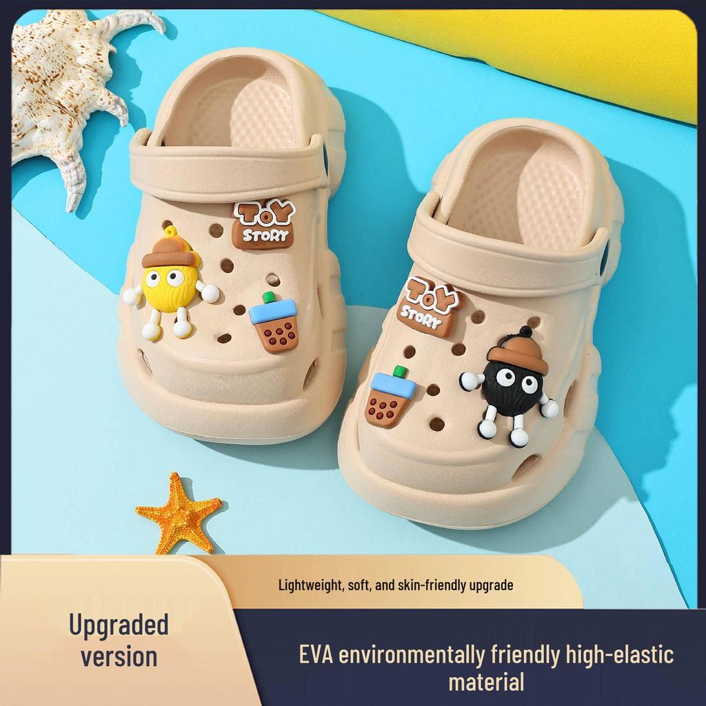 EVA Kids' Non-slip Cartoon Clogs - Summer Indoor/Outdoor Sandals with Thick, Super Soft Sole for Boys and Girls