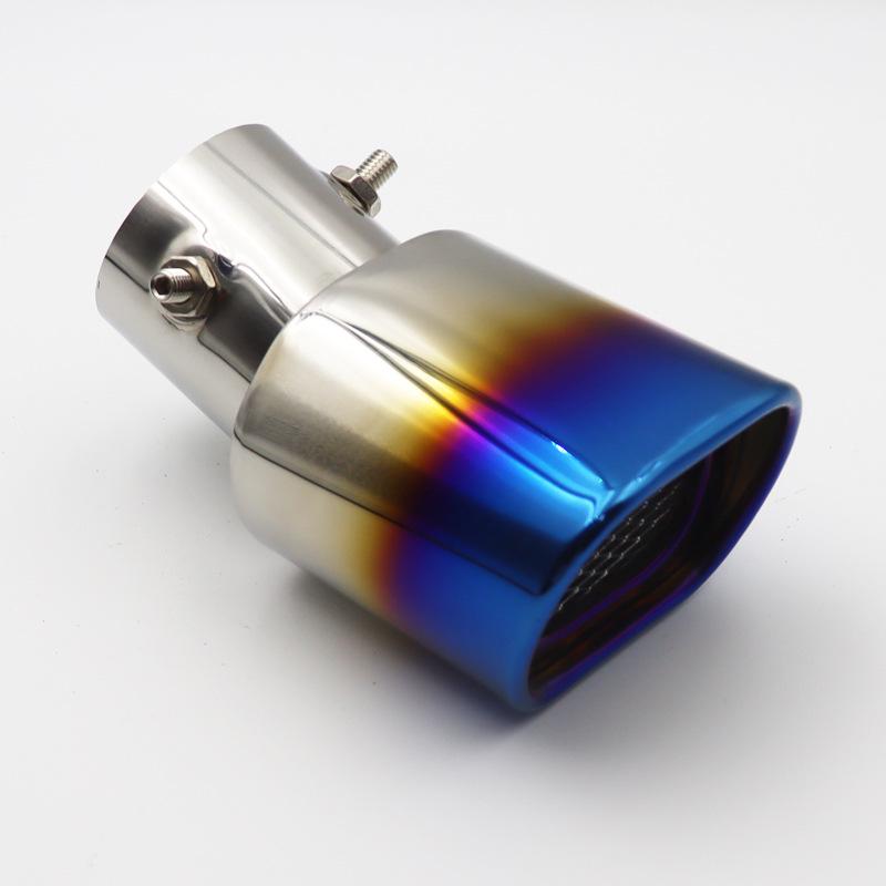 Stainless Steel Exhaust Tailpipe: Compatible with 4.8-5.4CM Original or Modified Cars