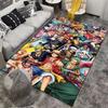 Colorful Anime Character Collage Pattern Carpet for Bedroom Decor Suitable for use as an anti-slip for living room bedroom sofas