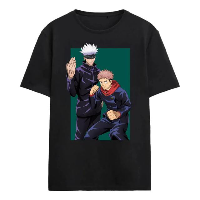 Camiseta Con Estampado Grafico De Gojo And Yuji Anime Jujuts M