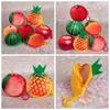 Watermelon Strawberry Card Holder Peach Plush Wallet Creative Fruit Coin Purse  Outdoor