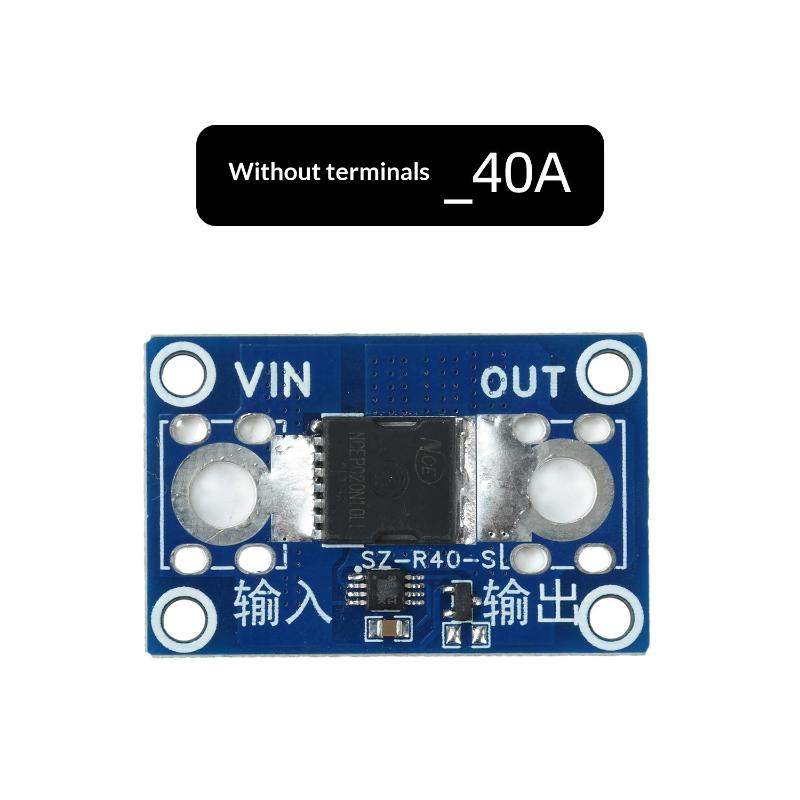 40A 65A 100A Ideal Diode Module No‑Ground Anti‑Reverse Current Anti‑Backfeed Protection For Solar Charging Battery Power System