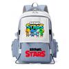 Large Capacity Schoolbag with Shoulder Strap; Student Three-piece Pencil Case Set