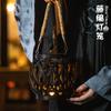 Wooden American Style Halloween Pumpkin Lantern Decoration Children's DIY Craft Kit for Kindergarten Classroom Use