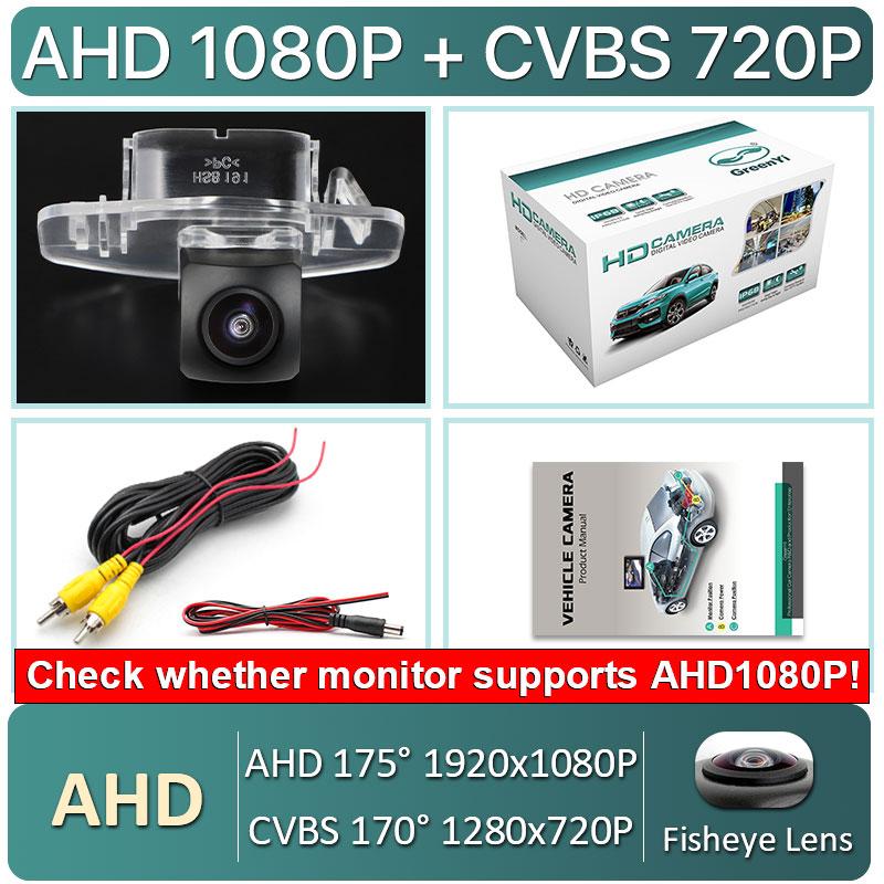 

GreenYi HD AHD 1080P Fisheye Lens Автомобильная камера заднего вида для Honda City Civic Crider Accord Platinum Ciimo Fit RDX Car