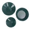 3PCS Gold Panning Pan Plastic Gold Washing Pan Kit Hand Operated Round Gold Dredging Prospecting Tool Wash Gold Panning Equip