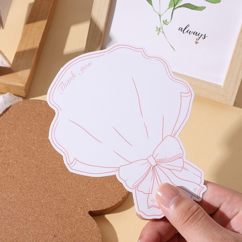 Mini Size Thank You Card DIY Bless Card Ins Cake Decor Tag  Birthday Gift