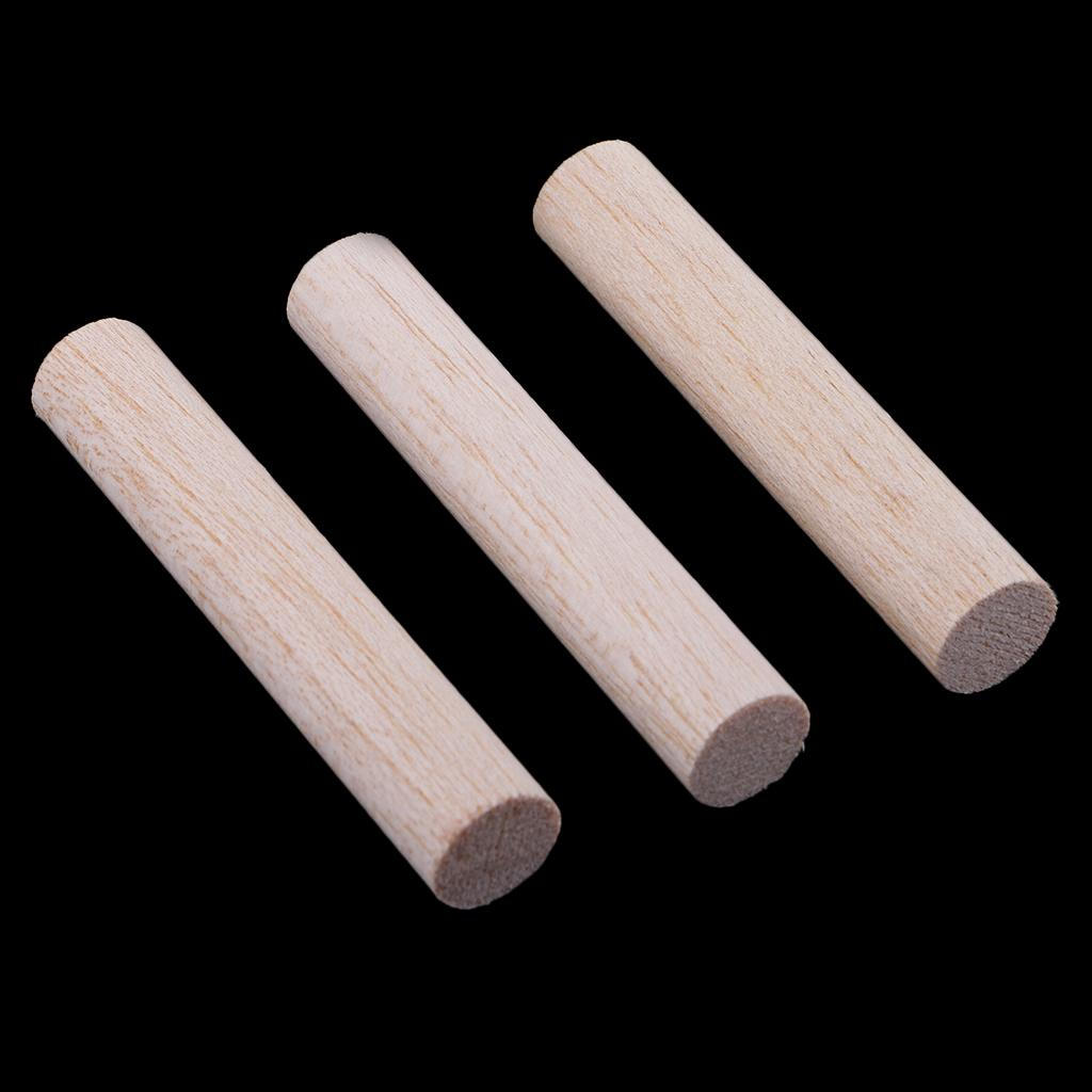 Wood Unfinished BBalsa Dowel Rods Craft Sticks Projects