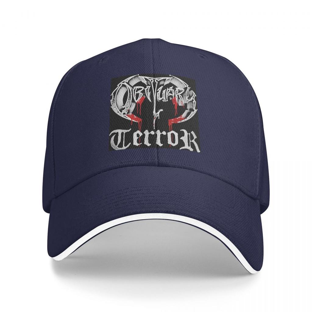 Unisex Baseballkepsar Dödsannons Death Metal Rockband Musik Utomhus Streetwear Sport Baseballkepsar Hip Hop Keps Casquette Hattar