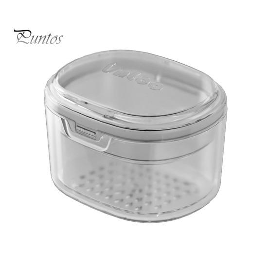 

Портативный фиксатор со сливной корзиной, двухслойный прозрачный ПК, мини-путевой протез, протез для ванн, брекеты, выравниватель, держатель контейнера чистый