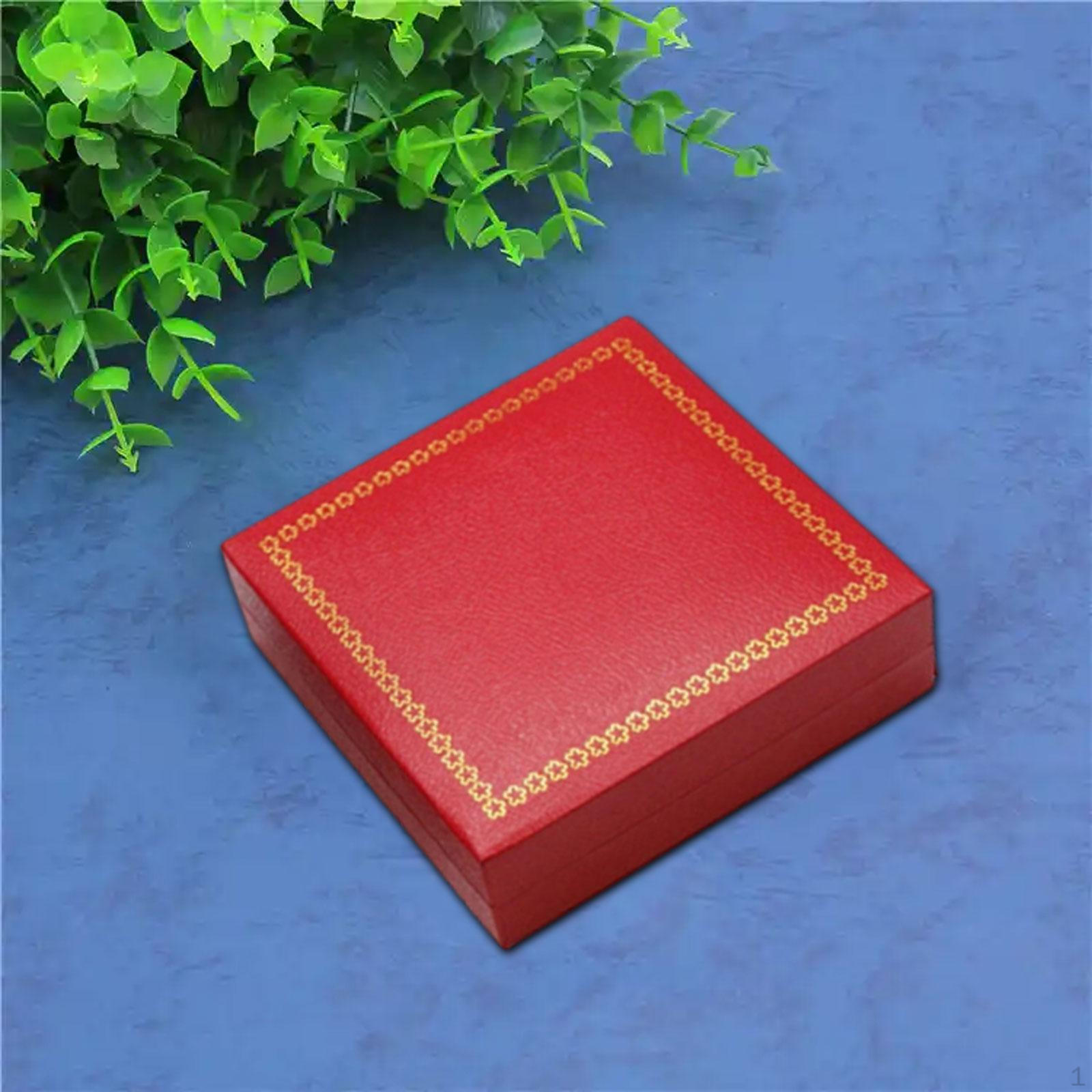 

65mm Medal Storage Box Display Case Velvet Lining 3.5x3.5x1inch Accessories for Jewelry Gifts