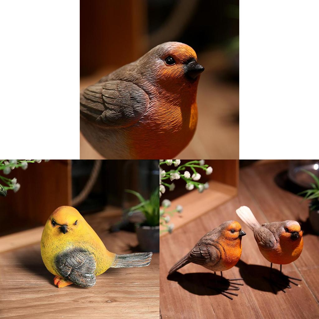 Hars Vogelbeeldje Voor Tuin Met Realistisch Ontwerp Voor Huisdecoratie En Cadeau Geven