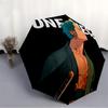 One Piece Zoro Automatic Folding Umbrella - Lightweight, Retractable Design with 8-Rib Durability, Perfect for Outdoor Adventures, Fashionab